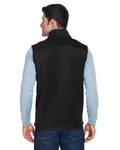 core365 88191 men's journey fleece vest Back Thumbnail