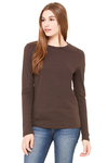 Bella + Canvas B6500 Ladies' Jersey Long-Sleeve T-Shirt Front Thumbnail