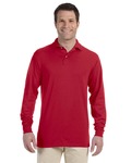 jerzees 437ml adult 5.6 oz. spotshield™ long-sleeve jersey polo Front Thumbnail