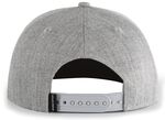 Pacific Headwear P750 Wool Blend Heather Snapback Cap Back Thumbnail