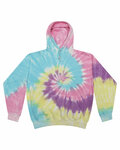 Tie-Dye CD877 Adult Tie-Dyed Pullover Hooded Sweatshirt Front Thumbnail