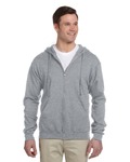 Jerzees 993 Adult 8 oz. NuBlend® Fleece Full-Zip Hooded Sweatshirt Front Thumbnail