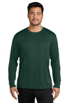 Port & Company PC380LS Long Sleeve Performance Tee Front Thumbnail