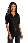 port authority lk682 ladies city stretch top Front Thumbnail