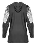 Badger Sport 2211 Lineup Youth Hood Tee Back Thumbnail