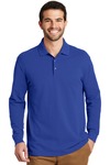 port authority k8000ls ezcotton ® long sleeve polo Front Thumbnail