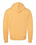 j america ja8871 adult triblend pullover fleece hooded sweatshirt Back Thumbnail