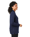 Devon & Jones DP121W Ladies' Raleigh Shawl Collar Knit Top Side Thumbnail