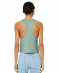 Bella + Canvas 6682 Ladies' Racerback Cropped Tank Back Thumbnail