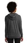 alternative 2896e1 women's eco-jersey ™ cool-down zip hoodie Back Thumbnail