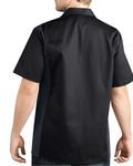 dickies ws508 men's two-tone short-sleeve work shirt Back Thumbnail