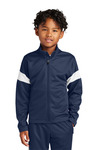 Sport-Tek YST800 Youth Travel Full-Zip Jacket Front Thumbnail