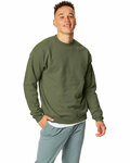 Hanes P1607 Unisex Ecosmart® 50/50 Crewneck Sweatshirt Front Thumbnail