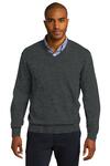 port authority sw285 v-neck sweater Front Thumbnail