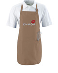 augusta sportswear 4350 full length apron with pockets Front Thumbnail