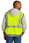 cornerstone csv100 ansi 107 class 2 economy mesh one-pocket vest Back Thumbnail