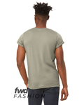 bella + canvas 3004c fast fashion unisex jersey rolled cuff t-shirt Back Thumbnail