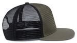 Pacific Headwear P724 5-Panel Mesh Overlay Trucker Snapback Side Thumbnail