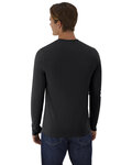 hanes 484l unisex cool-dri cotton touch long-sleeve t-shirt Back Thumbnail