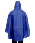 Team 365 TT71 Adult Zone Protect Packable Poncho Back Thumbnail