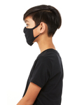 bella + canvas tt044y youth 2-ply reusable face mask Side Thumbnail