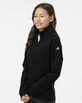 adidas a4001 youth quarter-zip pullover Side Thumbnail
