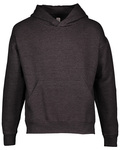LAT 2296 Youth Fleece Hoodie Sweatshirt Front Thumbnail