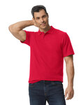 Gildan 64800 Men's Softstyle Double Pique Polo Front Thumbnail