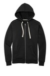 district dt8102 re-fleece ™ full-zip hoodie Front Thumbnail