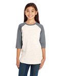 lat 6130 youth baseball t-shirt Front Thumbnail