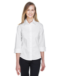 devon & jones dp625w ladies' perfect fit™ 3/4-sleeve stretch poplin blouse Side Thumbnail