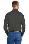 cornerstone cs418ls select lightweight snag-proof long sleeve polo Back Thumbnail