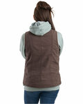 berne wv15 ladies' sherpa-lined softstone duck vest Back Thumbnail