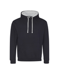 Just Hoods By AWDis JHA003 Adult 80/20 Midweight Varsity Contrast Hooded Sweatshirt Front Thumbnail