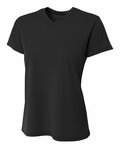 a4 nw3402 ladies' sprint performance v-neck t-shirt Front Thumbnail
