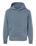 independent trading co. prm1500y youth midweight pigment-dyed hooded sweatshirt Front Thumbnail