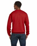hanes p1607 unisex ecosmart® 50/50 crewneck sweatshirt Back Thumbnail
