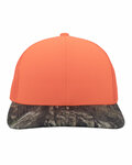 Pacific Headwear 108C Camo Snapback Trucker Cap Front Thumbnail