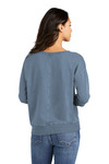 Port & Company LPC098V Ladies Beach Wash ® Garment-Dyed V-Neck Sweatshirt Back Thumbnail