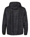 Independent Trading Co. EXP54LWP Unisex Lightweight Quarter-Zip Windbreaker Pullover Jacket Back Thumbnail