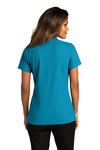 port authority lk810 ladies superpro ™ react ™ polo Back Thumbnail