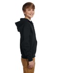 Jerzees 993B NuBlend® Youth Full-Zip Hooded Sweatshirt Side Thumbnail