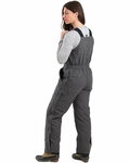 berne wb515 ladies' softstone duck insulated bib overall Back Thumbnail