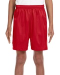 A4 NB5301 Youth Six Inch Inseam Mesh Short Front Thumbnail