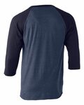 Tultex 0245TC Unisex Raglan Tee Back Thumbnail