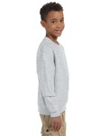 jerzees 562b youth nublend ® crewneck sweatshirt Side Thumbnail