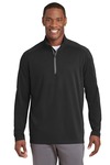 sport-tek st860 sport-wick ® textured 1/4-zip pullover Front Thumbnail