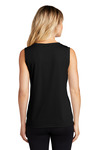 sport-tek lst352 ladies sleeveless posicharge ® competitor™ v-neck tee Back Thumbnail