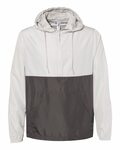 Independent Trading Co. EXP54LWP Unisex Lightweight Quarter-Zip Windbreaker Pullover Jacket Front Thumbnail
