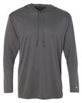 badger sport 4105 b core l/s hood tee Front Thumbnail